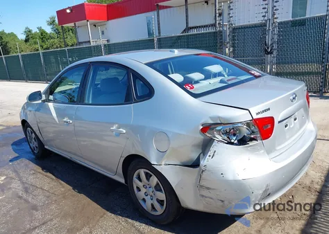 2009 Hyundai Elantra Gls из США, поврежденный, VIN KMHDU46D59U590785